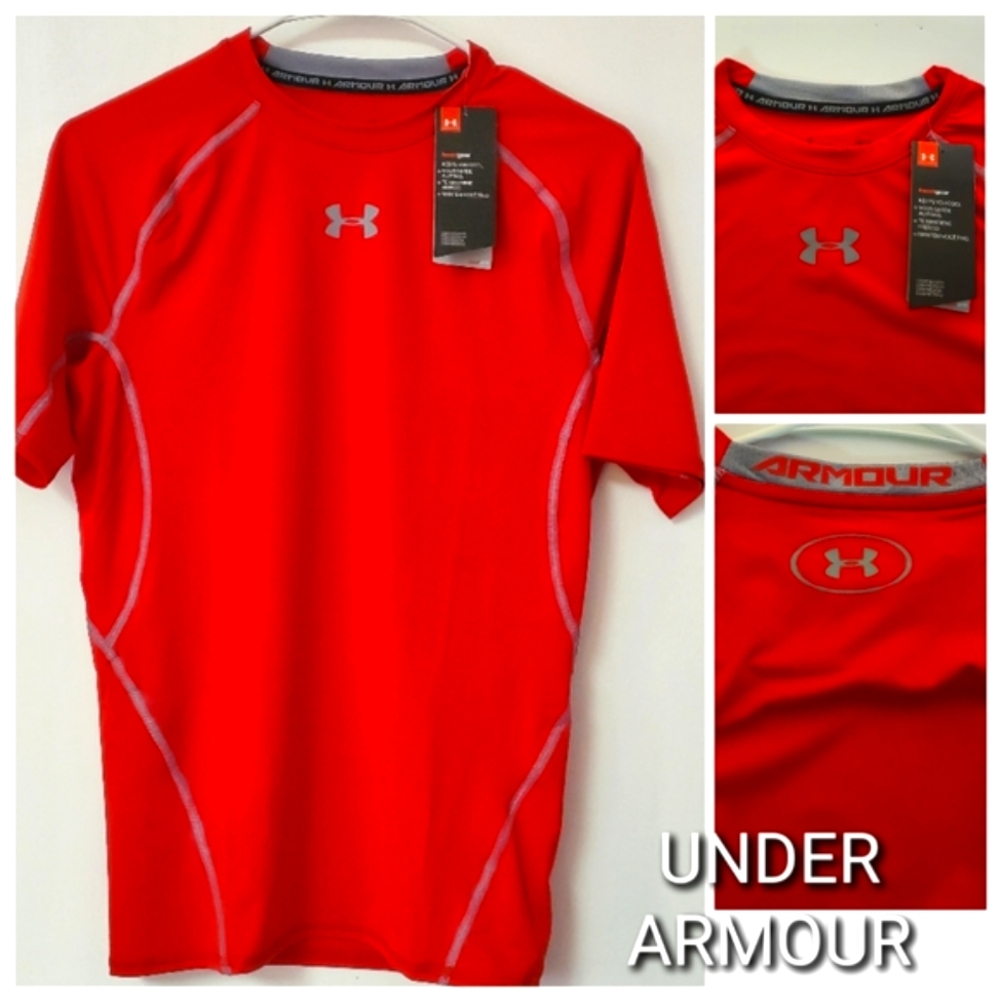 NWT UNDER ARMOUR HG men's short sleeve compression